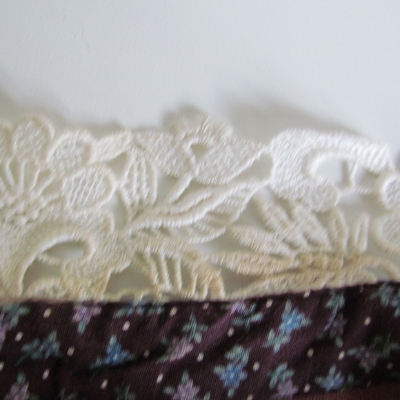 GUNNE SAX Jessica McClintock Cottagecore Prairie Midi Dress Buttons Front Sz M? - Picture 13 of 16